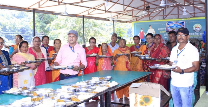 मानवसेवा आश्रम सर्लाही शाखामा बिहानीको भोजनसेवा अर्पण साथै भजन कीर्तन कार्यक्रम सम्पन्न